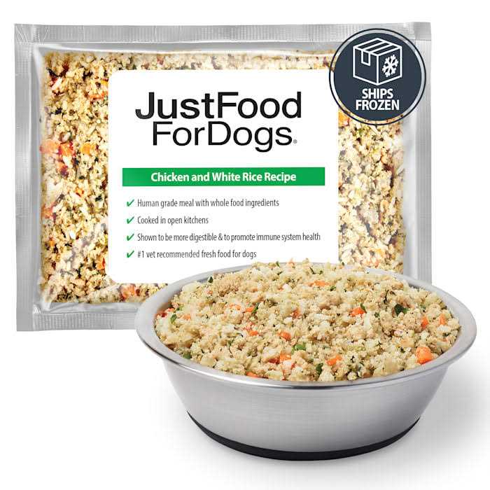 Chicken & White Rice Frozen Dog Food F4282