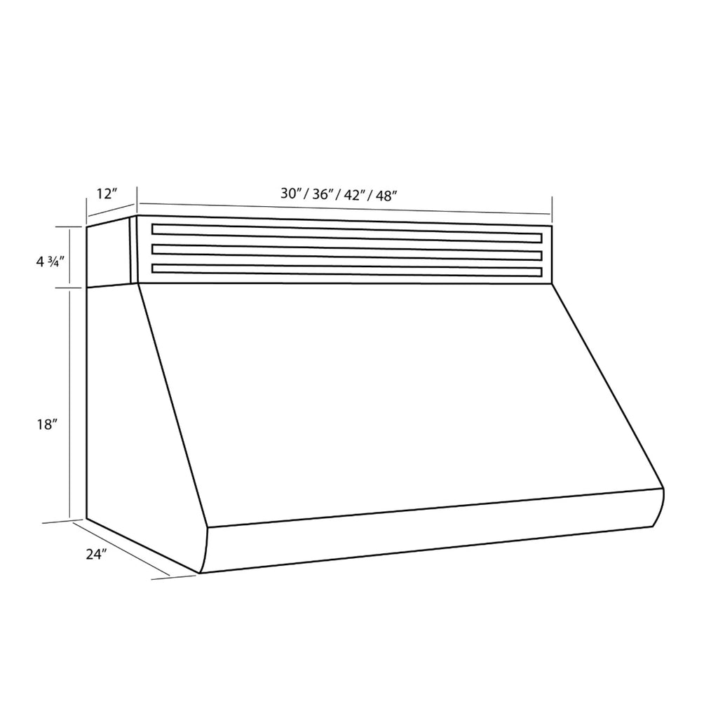 30 in. Stainless Steel Under Cabinet Range Hood O254060