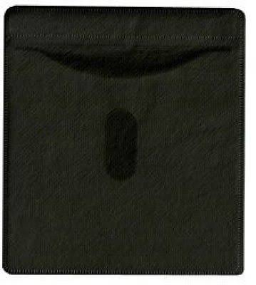 100 CD Double-Sided Plastic Sleeve Black R45338