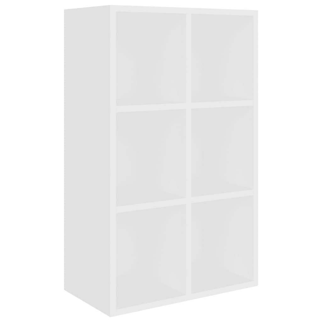 Gray Book Cabinet Sideboard Chipboard M397