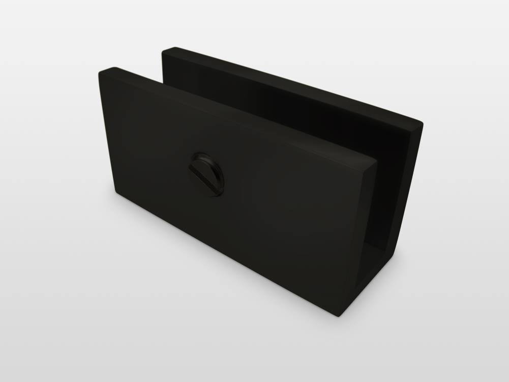 Frameless Shower Door Matte Black G971850