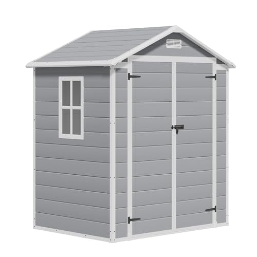 5' x 4' Resin Weather Resistant Outdoor Storage Shed with Floor B3269