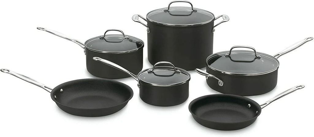 10-piece Anodized Cookware Set V7553