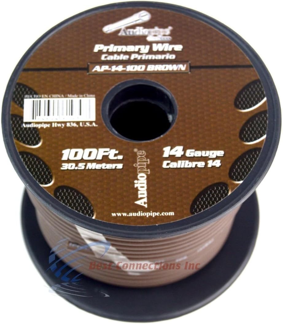14 Gauge 11 Rolls 100 Feet Primary Power Ground Wire Remote Cable I10249