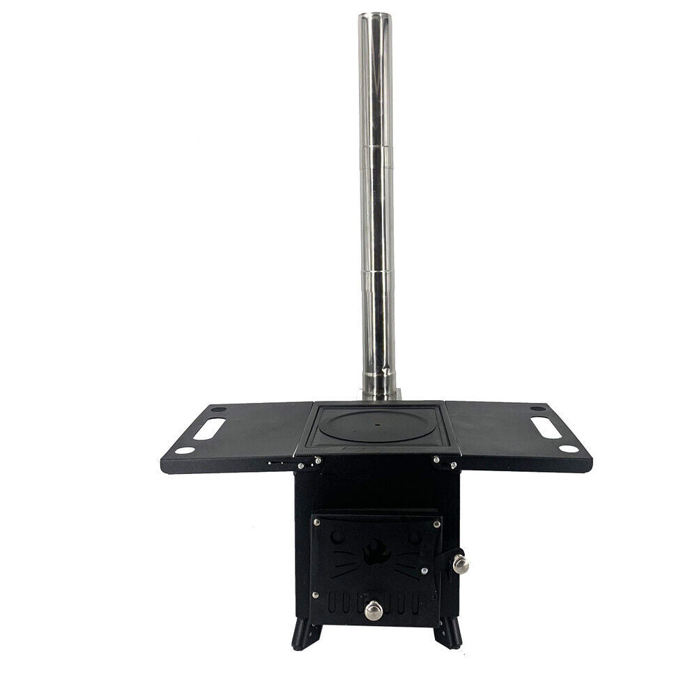 Portable Wood Burning Stove with Chimney Pipe T333