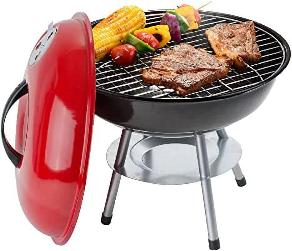 Charcoal BBQ Grill Round with Legs N489