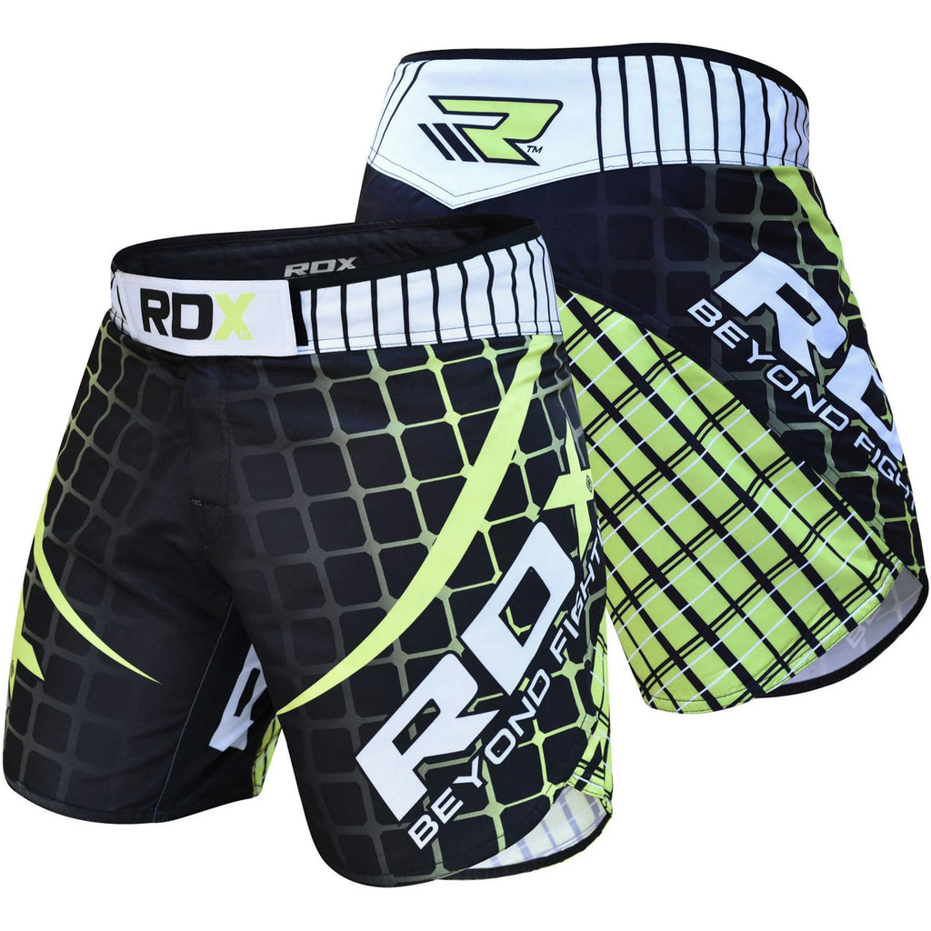 Green X-Small MMA Stretch Shorts C543