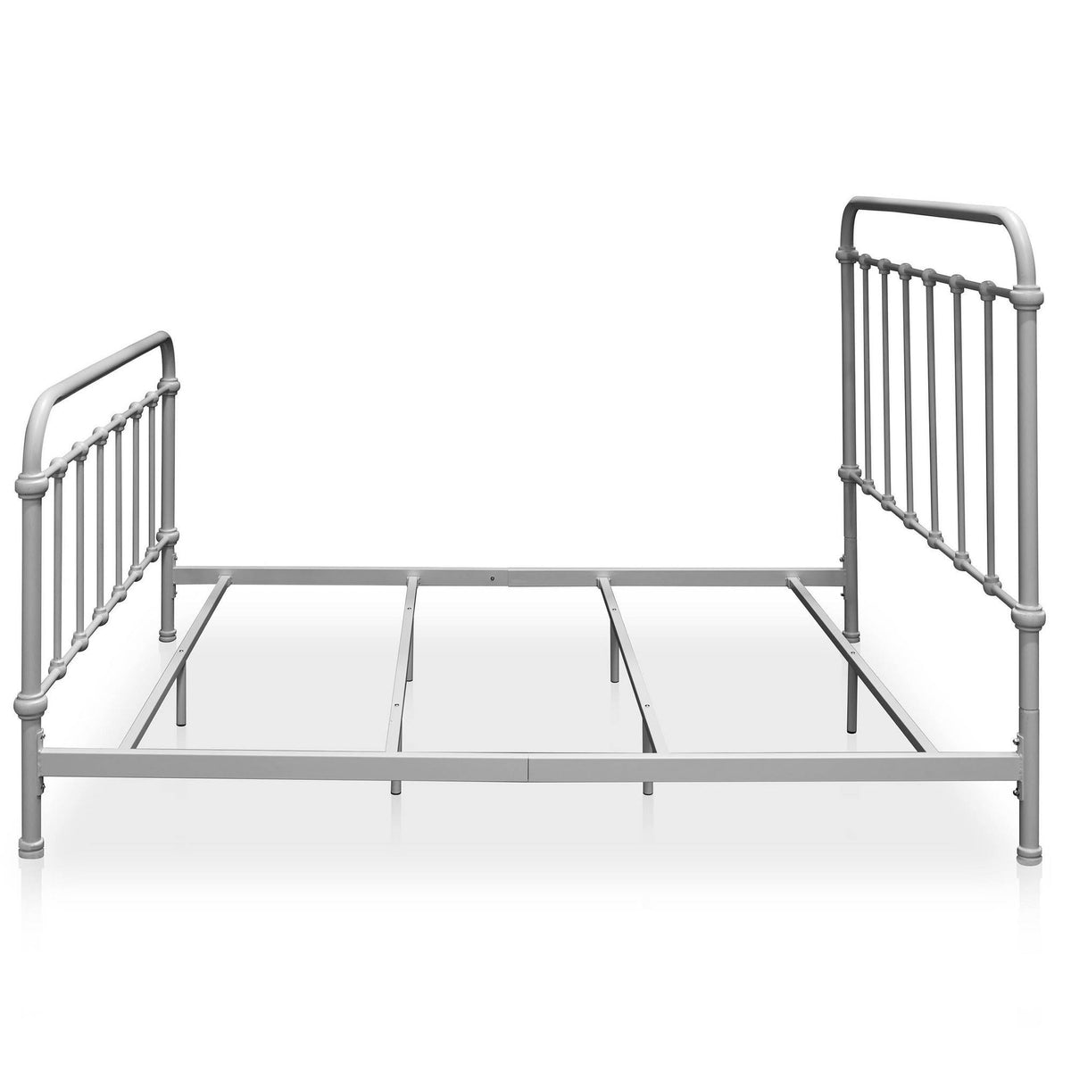 Twin Metal Bed Vintage White P287