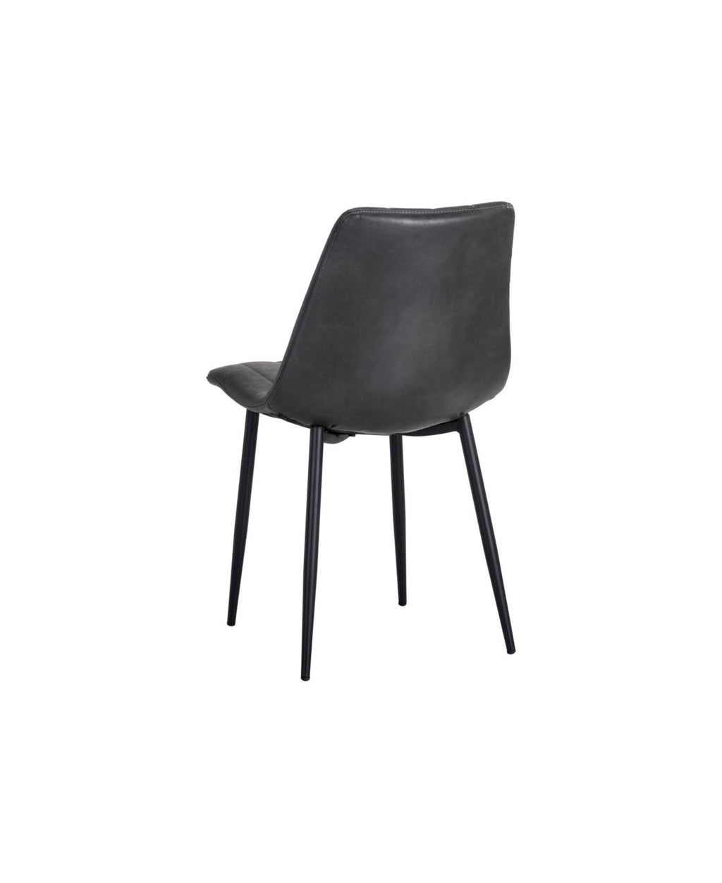 Black Faux Leather Dining Chair A419942