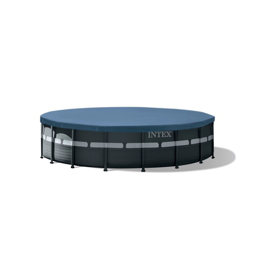Round Above Ground Pool Set with Filter Pump O283218