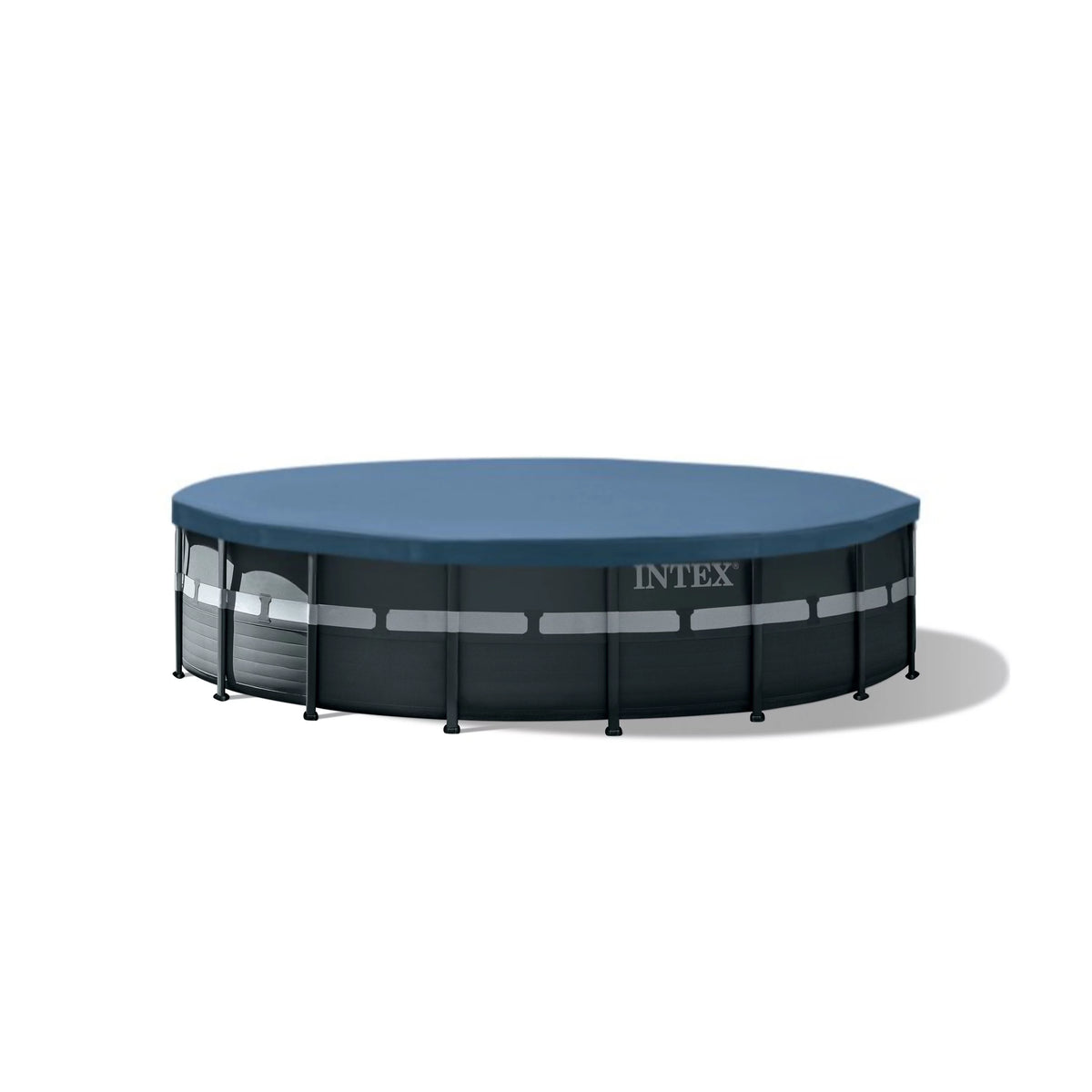 Round Above Ground Pool Set with Filter Pump O283218