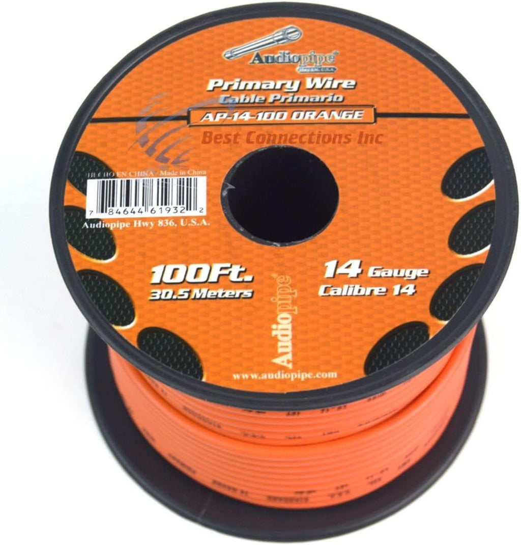 14 Gauge 11 Rolls 100 Feet Primary Power Ground Wire Remote Cable I10249