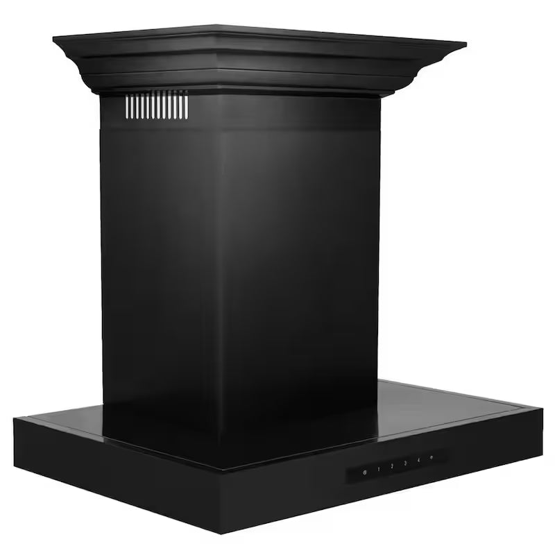 Black Stainless Steel Wall Mount Range Hood F600819