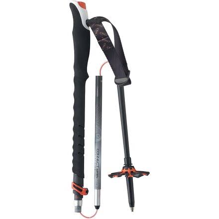 Orange Black Cross Country Ski Poles (Pair) O50285
