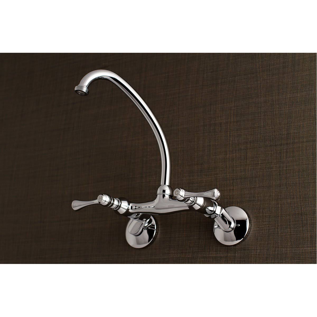 Oil Rubbed Bronze Adjustable Center Wall Mount Laundry Faucet B297183