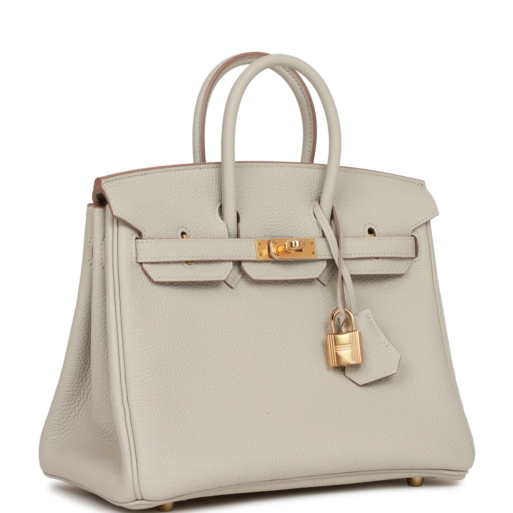 Birkin 25 Gris Perle Togo Gold Hardware S52092