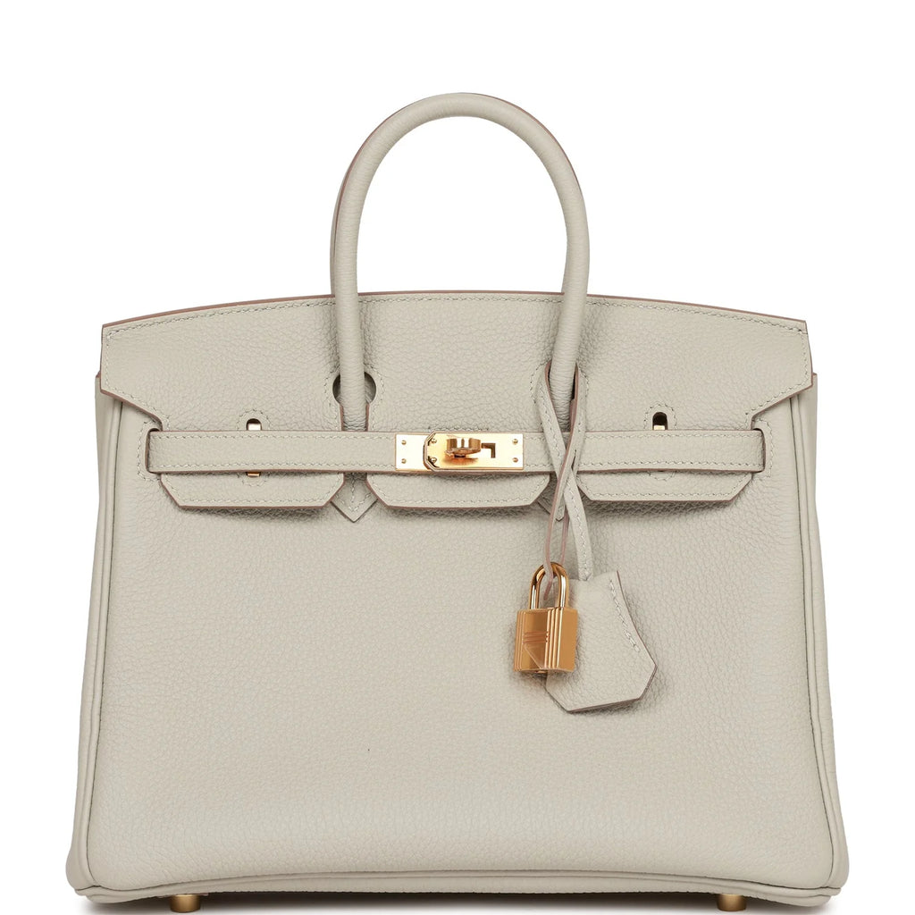Birkin 25 Gris Perle Togo Gold Hardware S52092