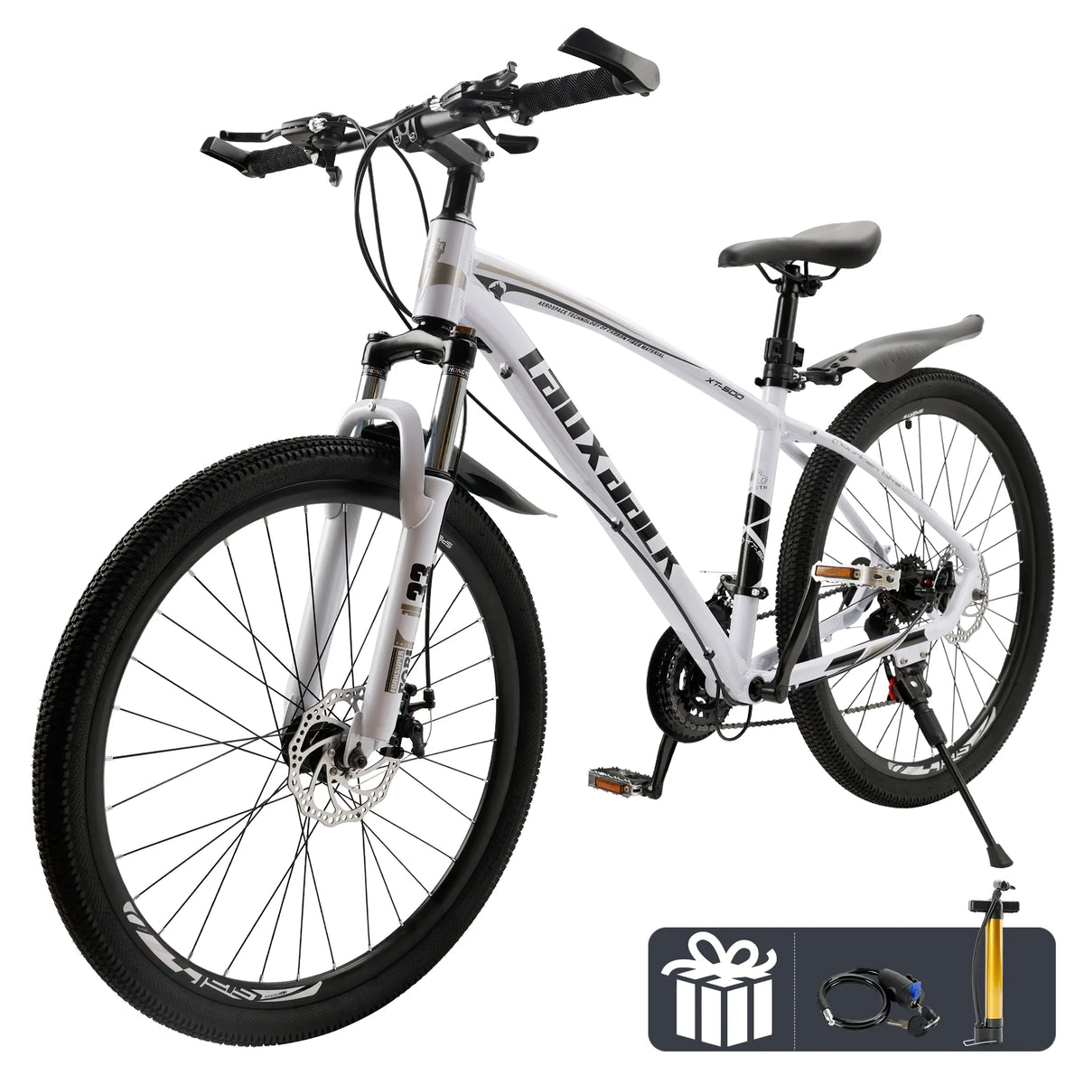 Full Suspension 21 Speed 27.5 inch Dual Disc Brake Mountain Bike J484659