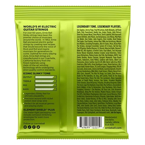 Nickel Wound Electric Guitar Strings 4-Pack 10-46 Gauge I39203