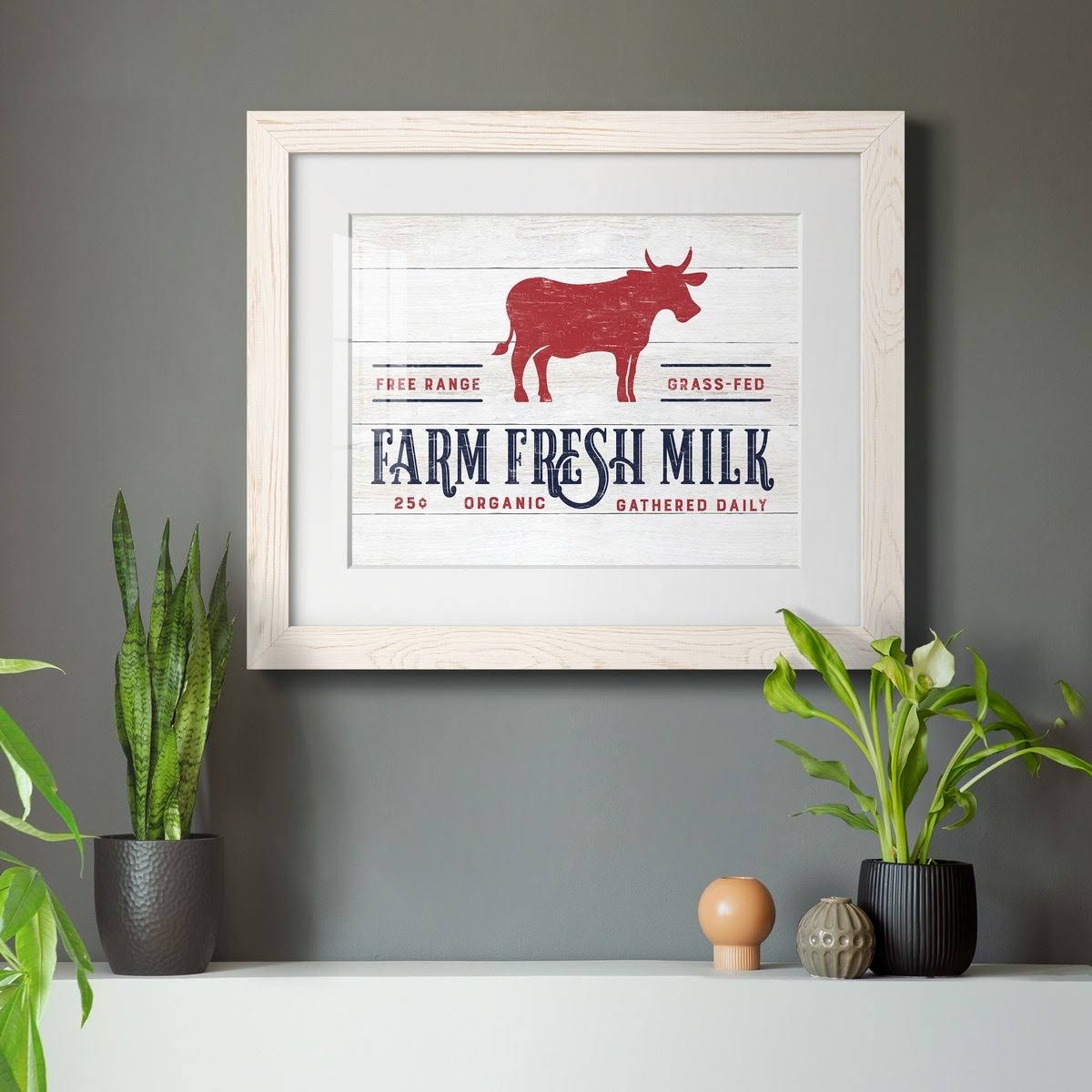 Framed Canvas - 27.5X37.5 - Walnut D689413