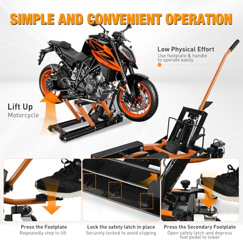 1500 LBS Hydraulic Motorcycle Lift Jack L999970