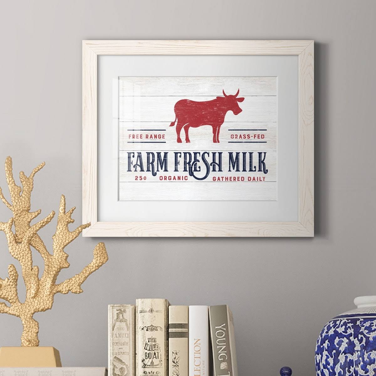 Framed Canvas - 27.5X37.5 - Walnut D689413