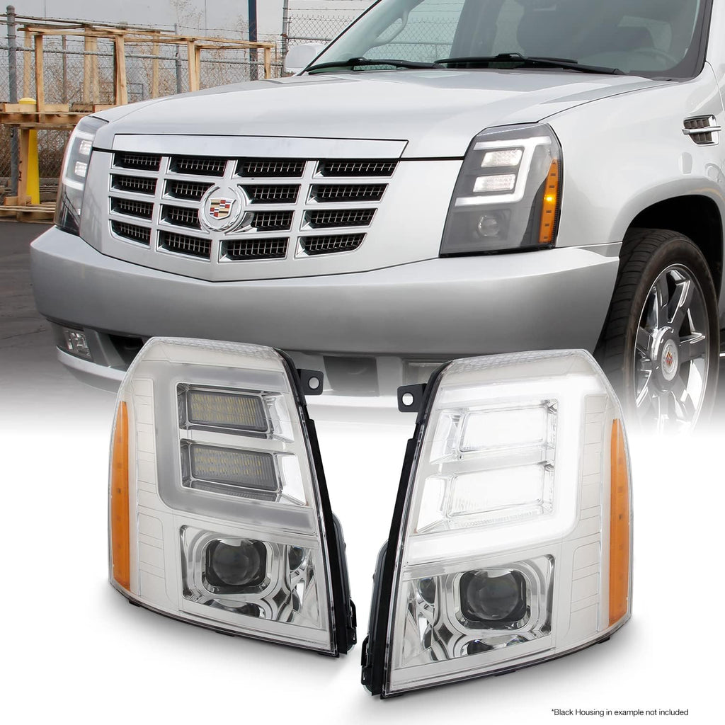 Chrome Housing LED Projector Headlight F650