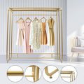Metal Garment Rack with Top Shelf M101
