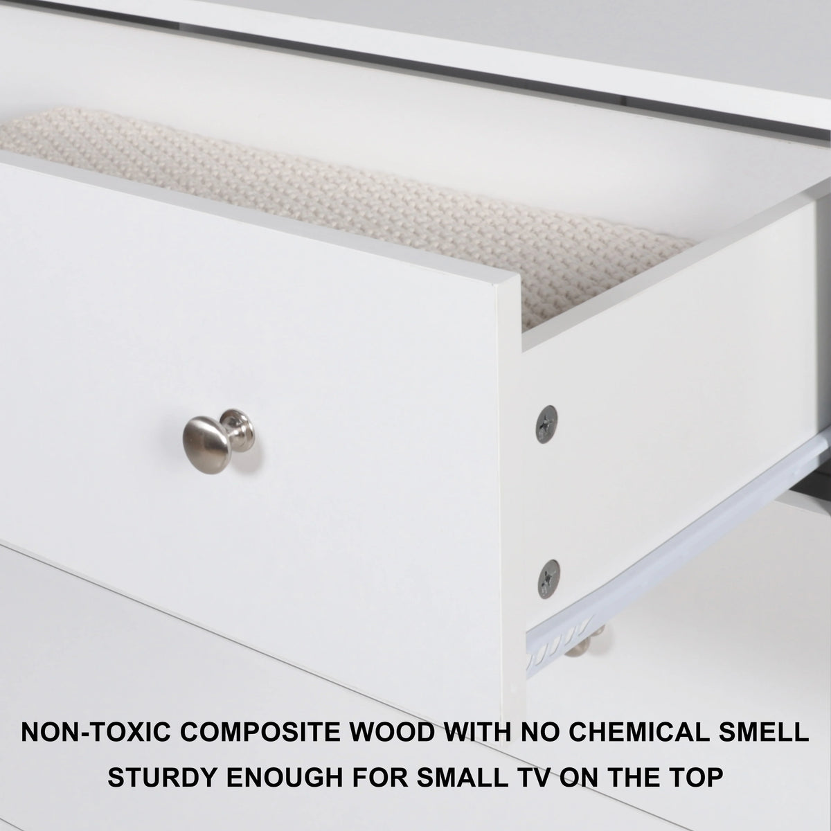 White 5 Drawer Dresser J53583