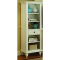 Brushed White Pier Cabinet Z421