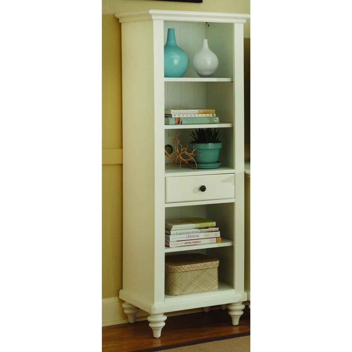 Brushed White Pier Cabinet Z421