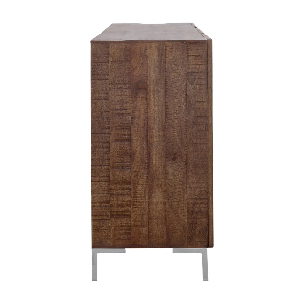 Industrial Style Solid Wood Four Door Credenza A59202