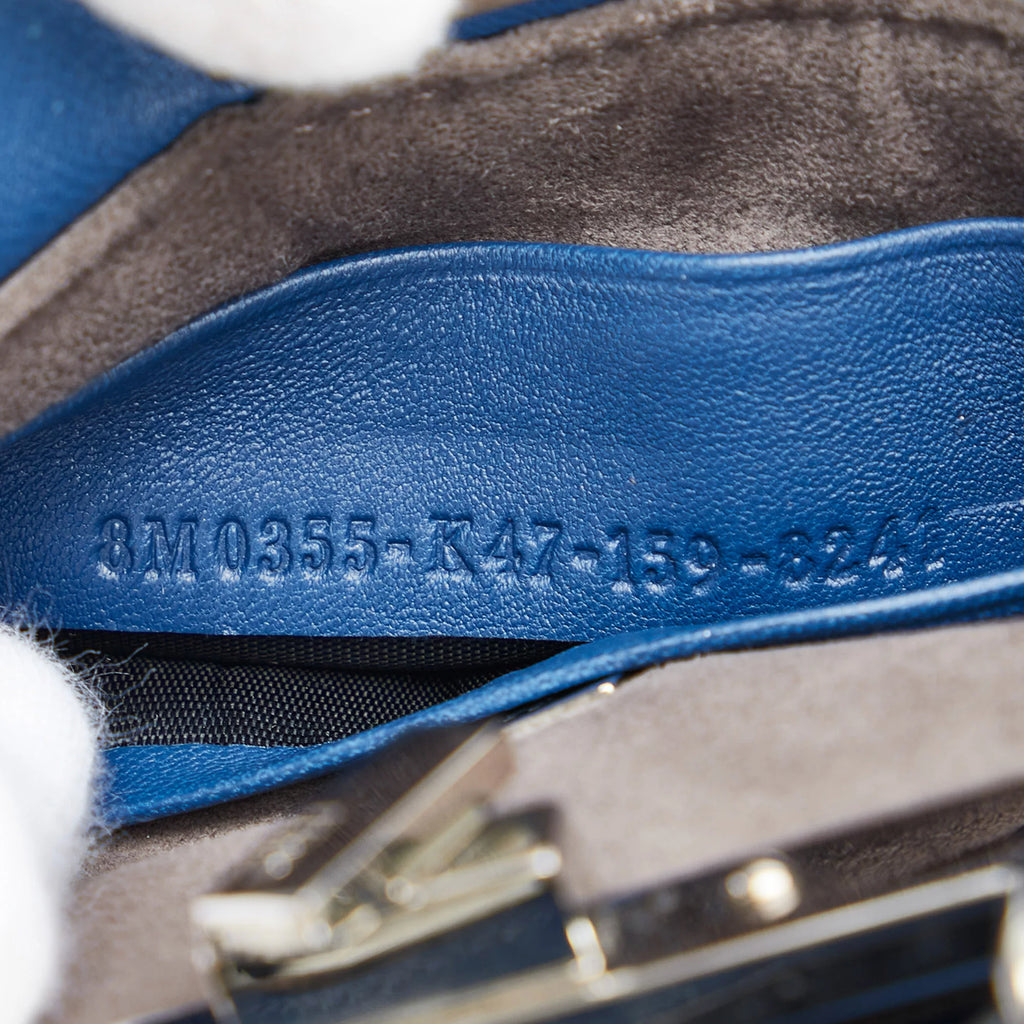 Blue Calf Leather Satchel S50016