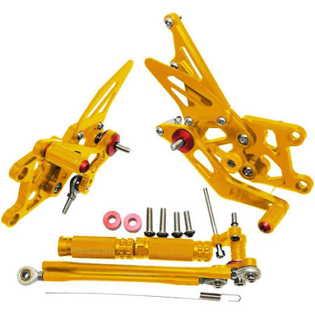 Fully Adjustable Rearset - Black P1817