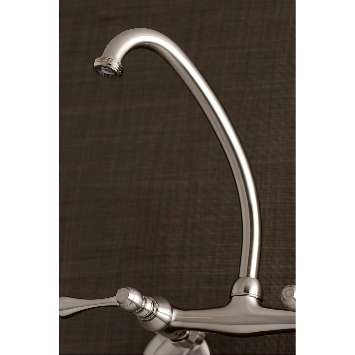 Oil Rubbed Bronze Adjustable Center Wall Mount Laundry Faucet B297183