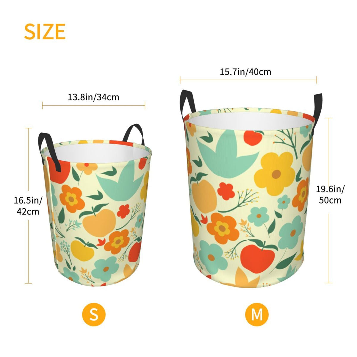 Collapsible Polyester Waterproof Laundry Basket 62L G947463