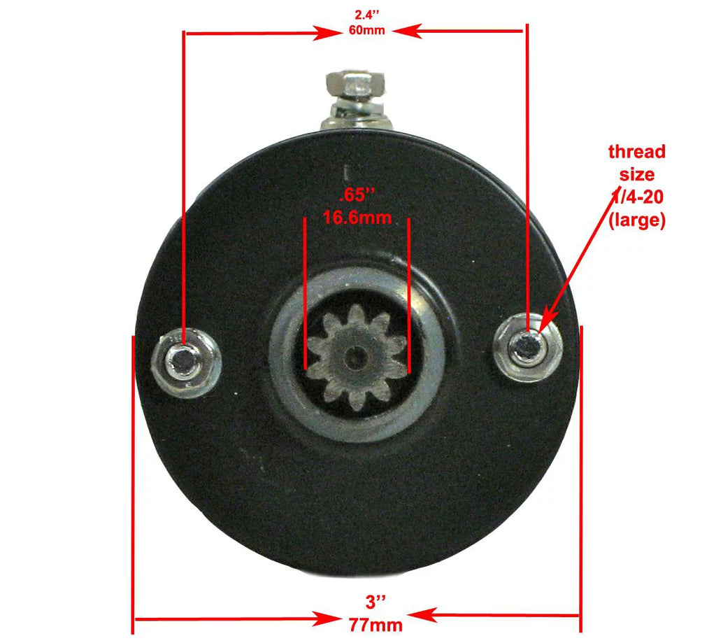 Starter And Solenoid Fits Harley Sportster 1000 Electric Start U815789