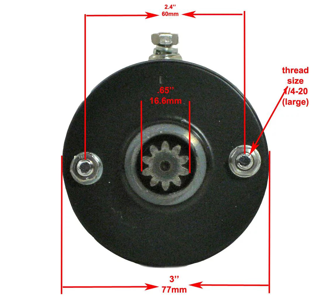 Starter And Solenoid Fits Harley Sportster 1000 Electric Start U815789