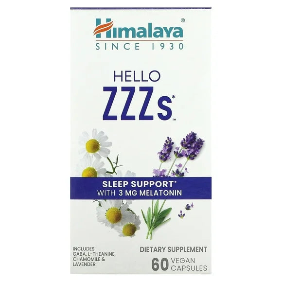 60 Capsules Melatonin GABA L-Theanine Sleep Support L96863