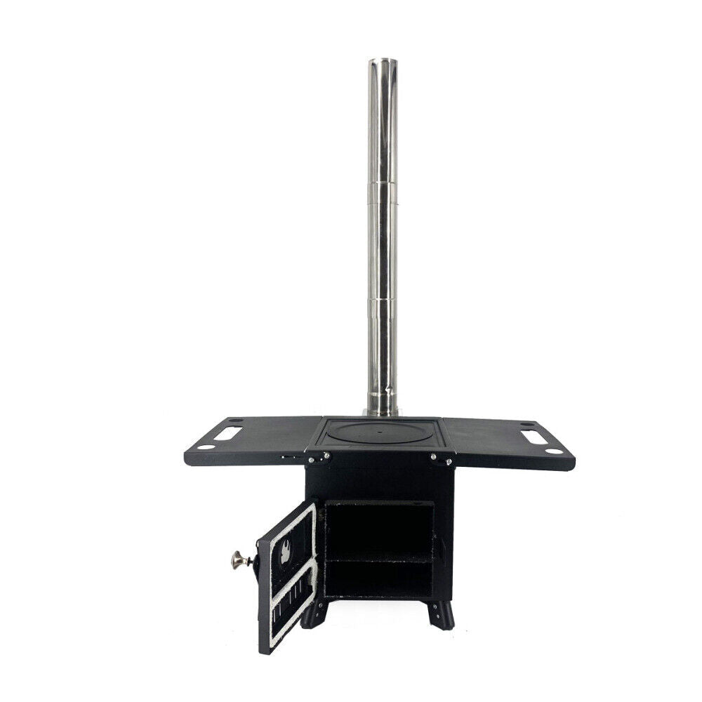 Portable Wood Burning Stove with Chimney Pipe T333