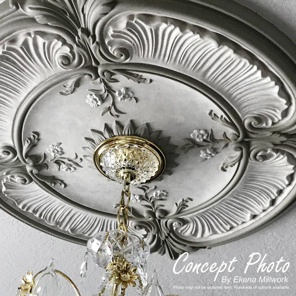 Bronze Blue Patina Ceiling Medallion P2971