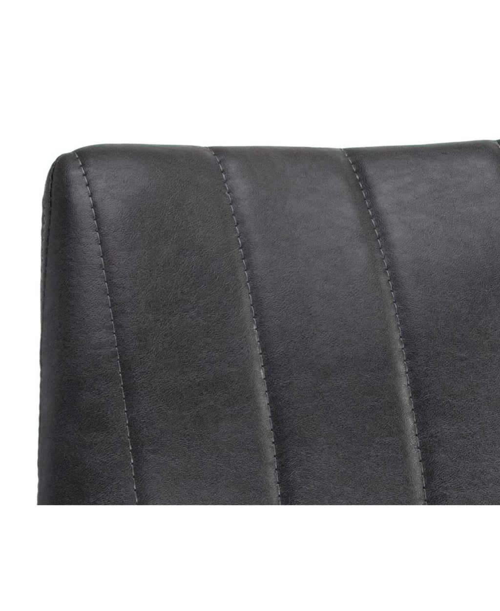Black Faux Leather Dining Chair A419942
