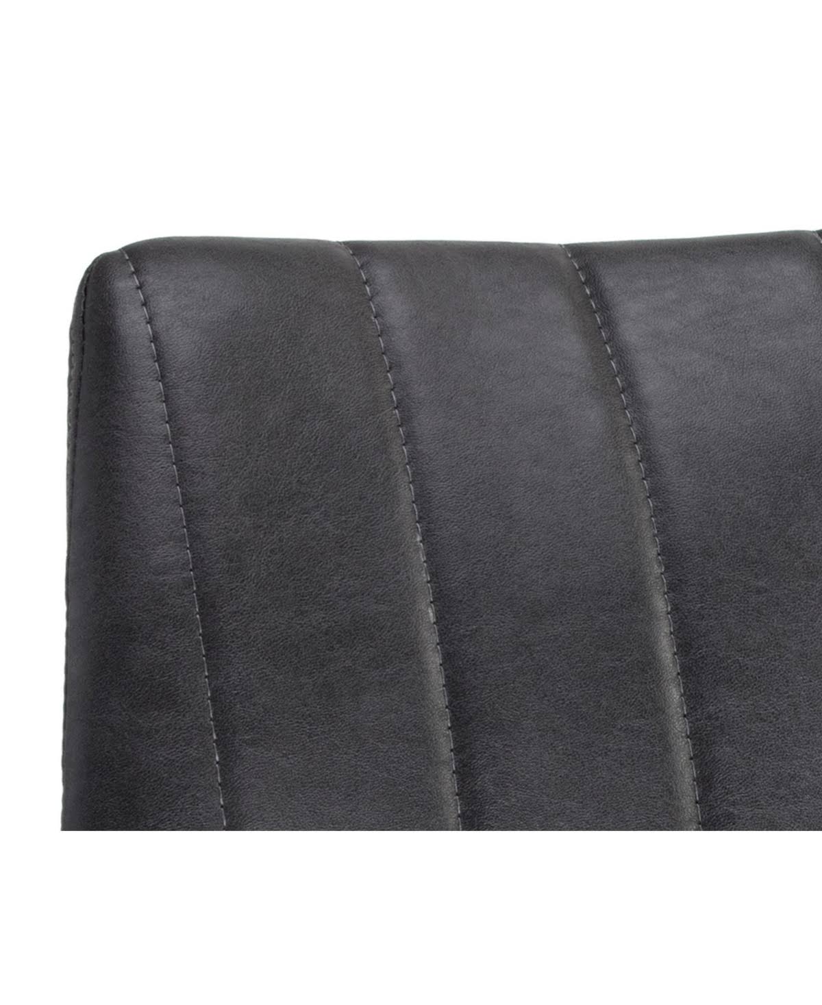 Black Faux Leather Dining Chair A419942