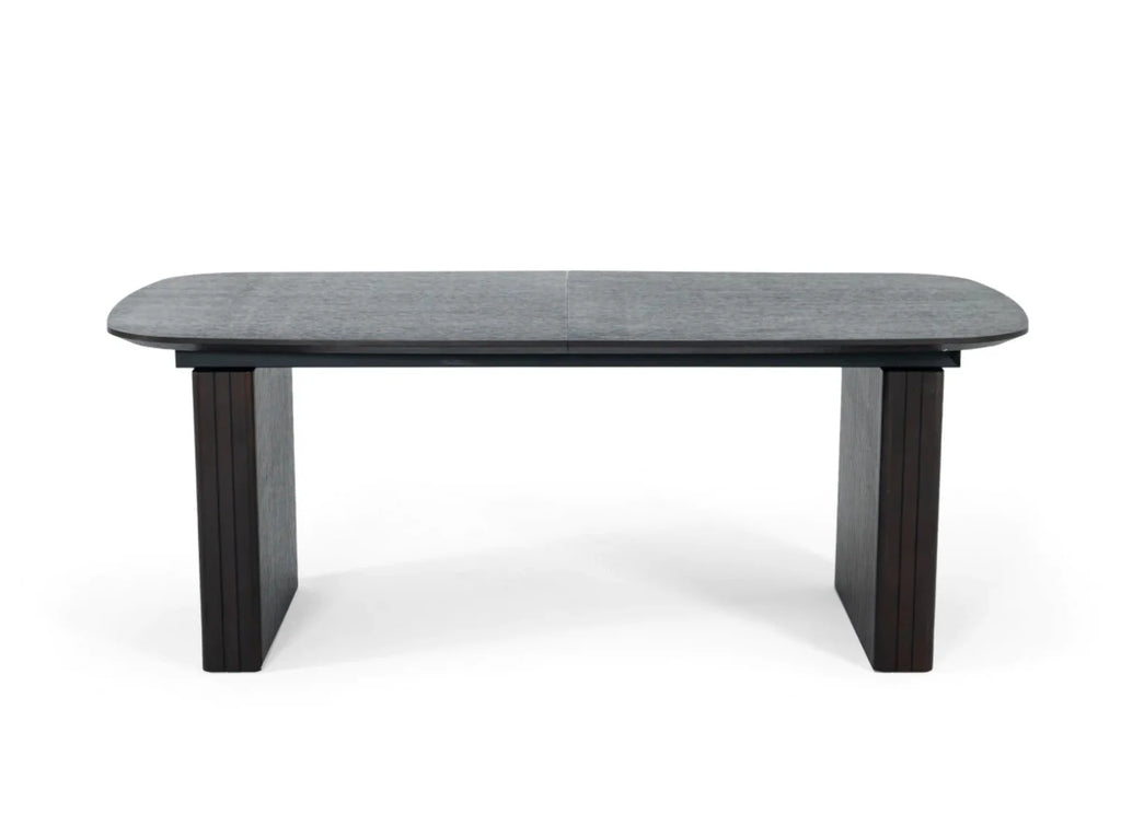 Smoked Rectangular Manufactured Wood Dining Table P859