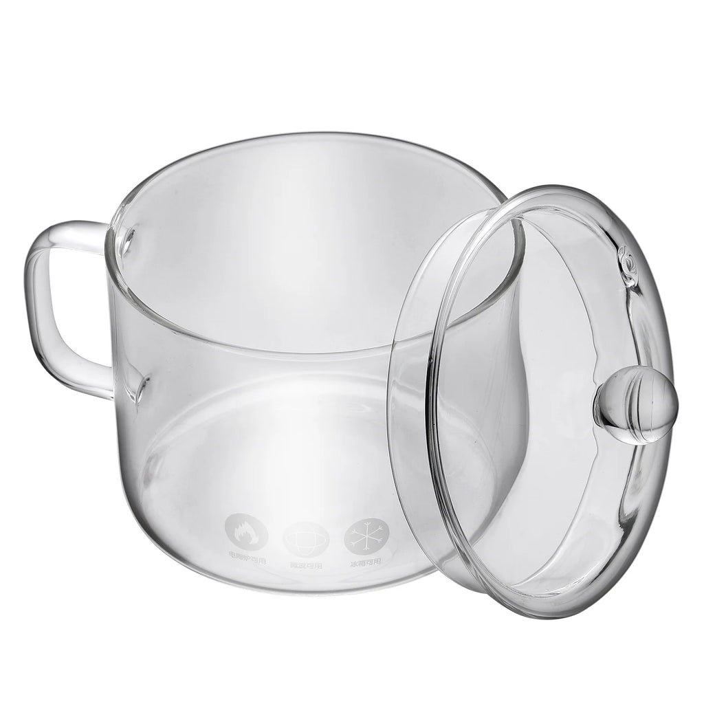 Heat-resistant Glass Pot with Handle G6843