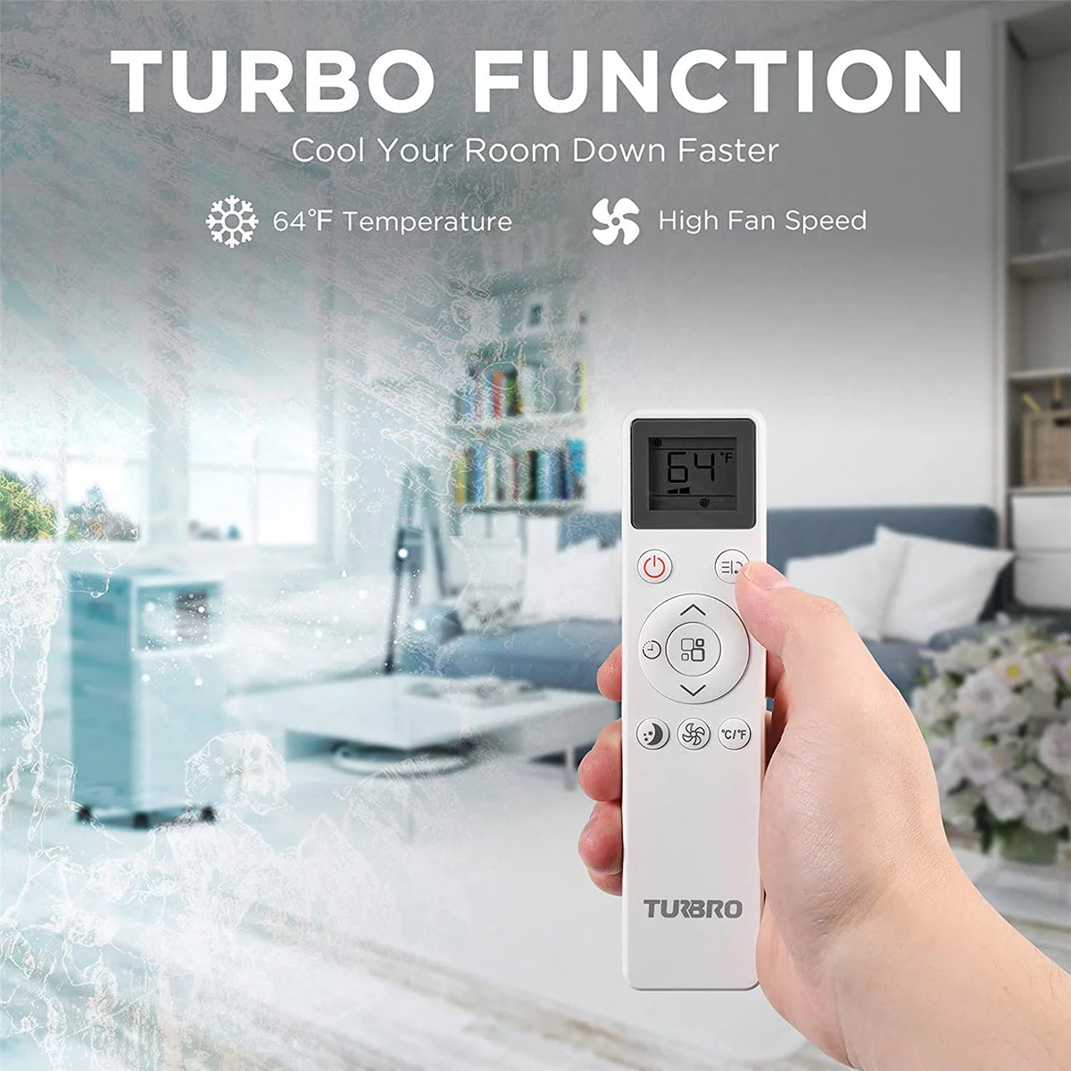 8,000 BTU Portable Air Conditioner, Dehumidifier and Fan E5008