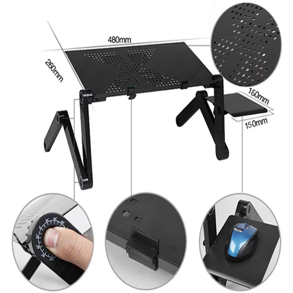 Foldable Laptop Desk with Mouse Pad S374