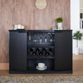 Black Bar with Wine Storage E151340
