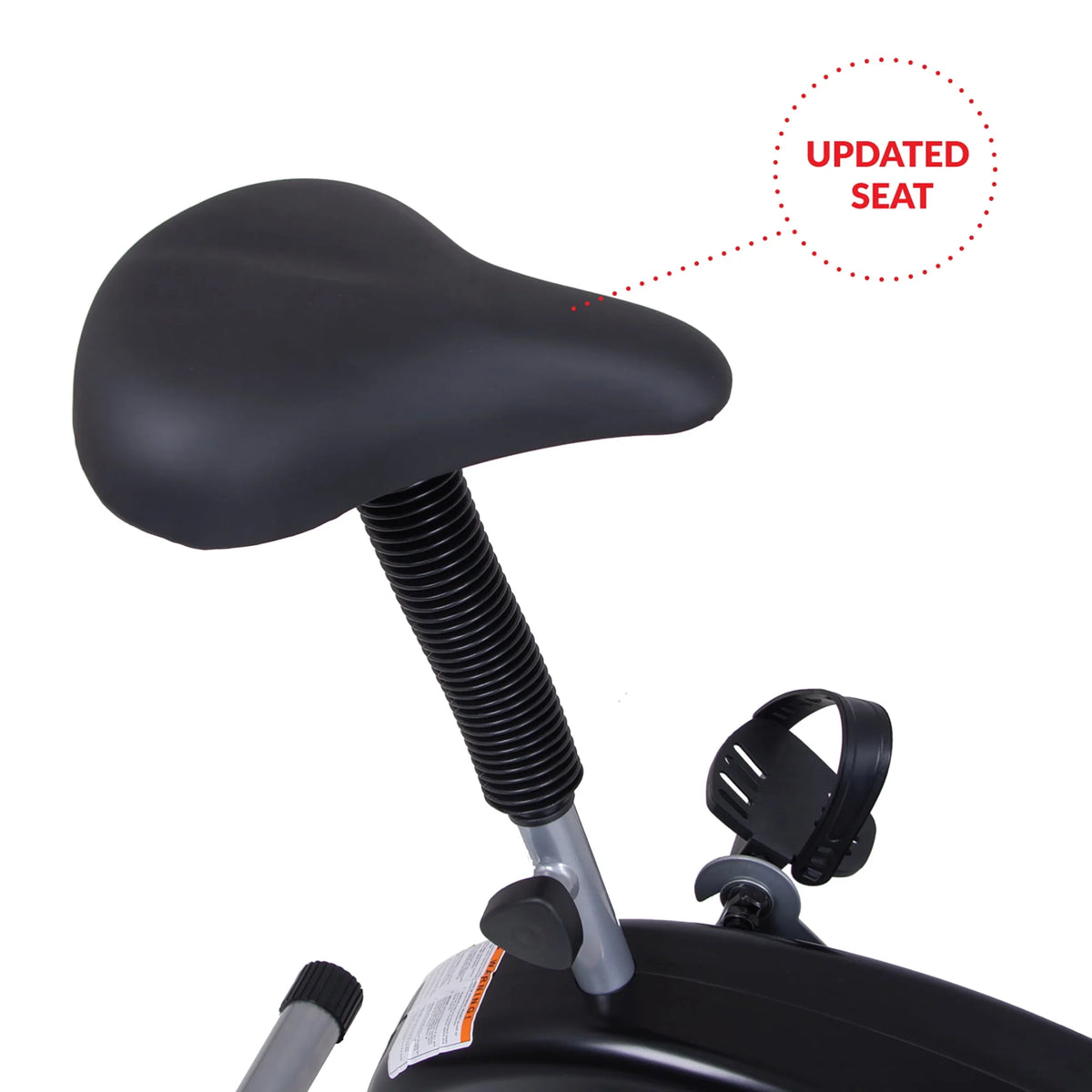 Upright Stationary Fan Bike with Adjustable Seat D838