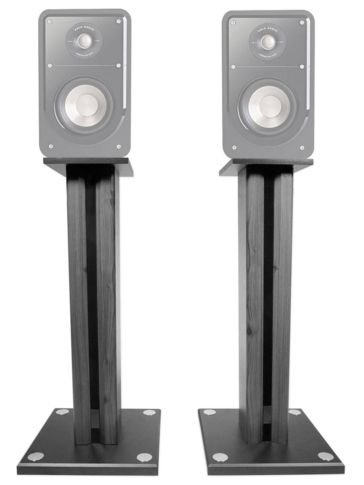 Pair 26x22 Bookshelf Speaker Stands P7762